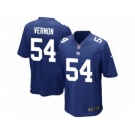 Men's Nike New York Giants #54 Olivier Vernon Game Royal Blue Team Color NFL Jersey