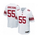 Men's Nike New York Giants #55 Ray-Ray Armstrong Game White NFL Jersey