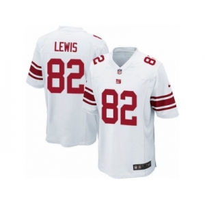 Men's Nike New York Giants #82 Roger Lewis Game White NFL Jersey