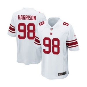Men's Nike New York Giants #98 Damon Harrison Game White NFL Jersey