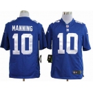 nike nfl jerseys new york giants #10 manning blue[game]