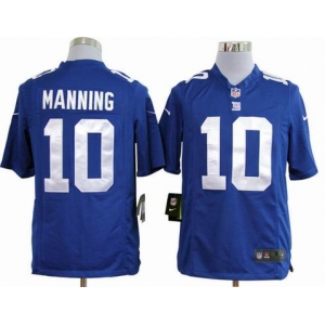 nike nfl jerseys new york giants #10 manning blue[game]