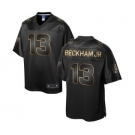 nike nfl jerseys new york giants #13 beckhamjr black gold collection[game]