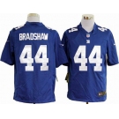 nike nfl jerseys new york giants #44 bradshaw blue[game]