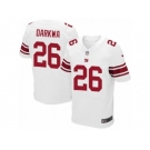 Men Nike New York Giants #26 Orleans Darkwa Elite White NFL Jersey