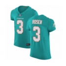 Men's Miami Dolphins #3 Josh Rosen Aqua Green Team Color Vapor Untouchable Elite Player Football Jersey