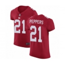 Men's New York Giants #21 Jabrill Peppers Red Alternate Vapor Untouchable Elite Player Football Jersey