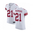 Men's New York Giants #21 Jabrill Peppers White Vapor Untouchable Elite Player Football Jersey