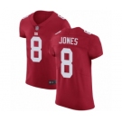 Men's New York Giants #8 Daniel Jones Red Alternate Vapor Untouchable Elite Player Football Jersey