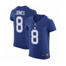 Men's New York Giants #8 Daniel Jones Royal Blue Team Color Vapor Untouchable Elite Player Football Jersey