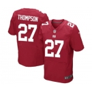 Men's Nike New York Giants #27 Darian Thompson Elite Red Alternate NFL Jersey