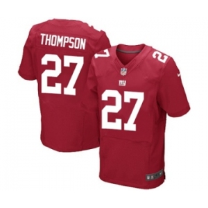 Men's Nike New York Giants #27 Darian Thompson Elite Red Alternate NFL Jersey