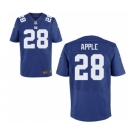 Men's Nike New York Giants #28 Eli Apple Elite Royal Blue Team Color NFL Jersey