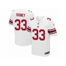 Men's Nike New York Giants #33 Bobby Rainey Elite White NFL Jersey