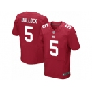 Men's Nike New York Giants #5 Randy Bullock Elite Red Alternate NFL Jersey