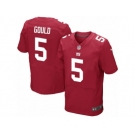 Men's Nike New York Giants #5 Robbie Gould Elite Red Alternate NFL Jersey