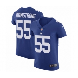 Men's Nike New York Giants #55 Ray-Ray Armstrong Royal Blue Team Color Vapor Untouchable Elite Player NFL Jersey