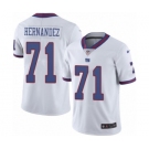 Men's Nike New York Giants #71 Will Hernandez Elite White Rush Vapor Untouchable NFL Jersey