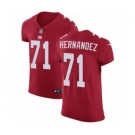 Men's Nike New York Giants #71 Will Hernandez Red Alternate Vapor Untouchable Elite Player NFL Jersey