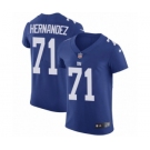 Men's Nike New York Giants #71 Will Hernandez Royal Blue Team Color Vapor Untouchable Elite Player NFL Jersey