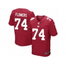 Men's Nike New York Giants #74 Ereck Flowers Elite Red Alternate NFL Jersey