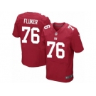 Men's Nike New York Giants #76 D.J. Fluker Elite Red Alternate NFL Jersey