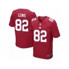 Men's Nike New York Giants #82 Roger Lewis Elite Red Alternate NFL Jersey