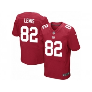 Men's Nike New York Giants #82 Roger Lewis Elite Red Alternate NFL Jersey