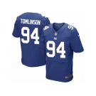 Men's Nike New York Giants #94 Dalvin Tomlinson Elite Royal Blue Team Color NFL Jersey