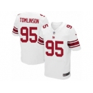 Men's Nike New York Giants #95 Dalvin Tomlinson Elite White NFL Jersey
