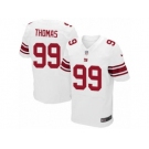 Men's Nike New York Giants #99 Robert Thomas Elite White NFL Jersey