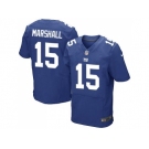 Nike New York Giants #15 Brandon Marshall Royal Blue Team Color Men's Stitched NFL Elite Jersey