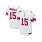 Nike New York Giants #15 Brandon Marshall White Men's Stitched NFL Elite Jersey