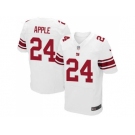 Nike New York Giants #24 Eli Apple White Men's Stitched NFL Elite Jersey