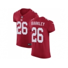 Nike New York Giants #26 Saquon Barkley Red Alternate Men Stitched NFL Vapor Untouchable Elite Jersey