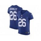 Nike New York Giants #26 Saquon Barkley Royal Blue Team Color Men Stitched NFL Vapor Untouchable Elite Jersey
