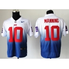 nike nfl jerseys new york giants #10 eli manning white-blue[Elite drift fashion][second version]