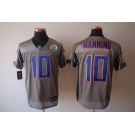 nike nfl jerseys new york giants #10 manning grey[Elite shadow 50th Patch]