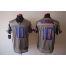 nike nfl jerseys new york giants #10 manning grey[Elite shadow]