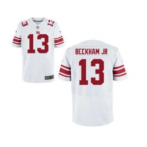 nike nfl jerseys new york giants #13 beckhamjr white[Elite]