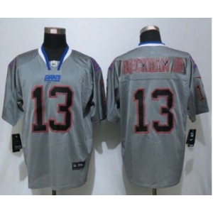 nike nfl jerseys new york giants #13 bedkhamjr grey[Elite lights out]