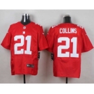 nike nfl jerseys new york giants #21 collins red[Elite][collins]