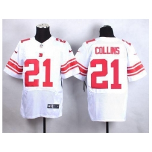 nike nfl jerseys new york giants #21 collins white[Elite][collins]