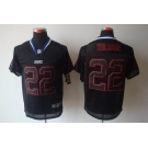 nike nfl jerseys new york giants #22 wilson black[Elite lights out]