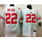 nike nfl jerseys new york giants #22 wilson white[Elite]