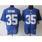 nike nfl jerseys new york giants #35 andre brown blue[Elite]