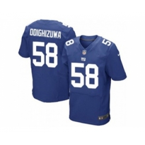 nike nfl jerseys new york giants #58 odighizuwa blue[Elite][odighizuwa]