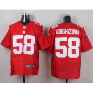 nike nfl jerseys new york giants #58 odighizuwa red[Elite][odighizuwa]