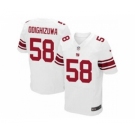 nike nfl jerseys new york giants #58 odighizuwa white[Elite][odighizuwa]