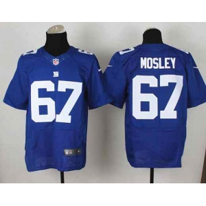 nike nfl jerseys new york giants #67 mosley blue[Elite]